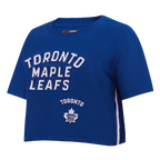 NHL TORONTO MAPLE LEAFS RETRO CLASSIC WOMEN'S BOXY TEE (DODGER BLUE)