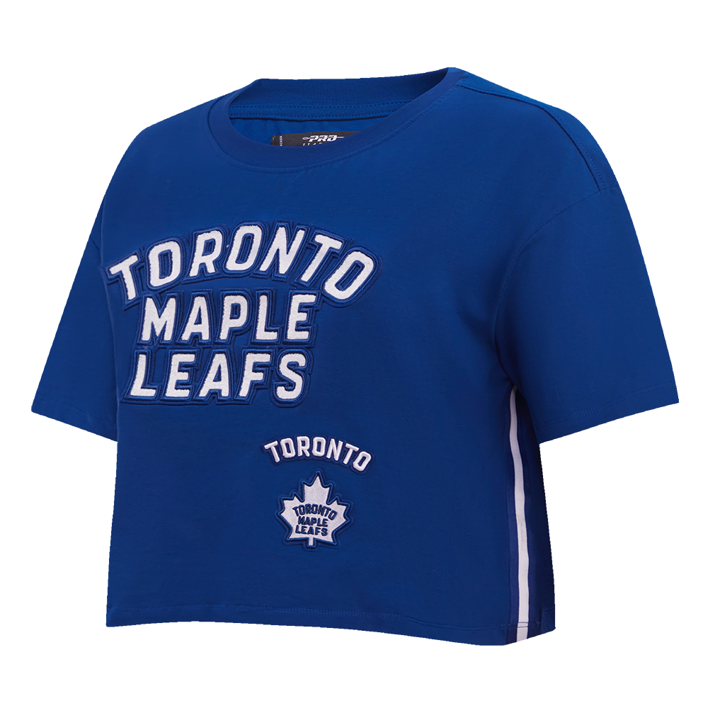 NHL TORONTO MAPLE LEAFS RETRO CLASSIC WOMEN'S BOXY TEE (DODGER BLUE)