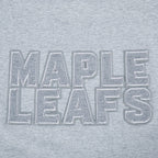 NHL TORONTO MAPLE LEAFS REVERSE FRENCH TERRY WOMEN'S SJ BOXY TEE (DARK HEATHER GRAY)