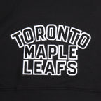 NHL TORONTO MAPLE LEAFS CLASSIC CHANDAIL À CAPUCHON COURT EN MOLLETON POUR FEMME (NOIR)