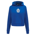 NHL TORONTO MAPLE LEAFS CLASSIC CHANDAIL À CAPUCHON COURT EN MOLLETON POUR FEMME (BLEU DODGER)