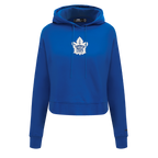 NHL TORONTO MAPLE LEAFS CLASSIC CHANDAIL À CAPUCHON COURT EN MOLLETON POUR FEMME (BLEU DODGER)
