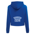 NHL TORONTO MAPLE LEAFS CLASSIC CHANDAIL À CAPUCHON COURT EN MOLLETON POUR FEMME (BLEU DODGER)