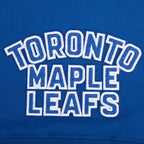 NHL TORONTO MAPLE LEAFS CLASSIC CHANDAIL À CAPUCHON COURT EN MOLLETON POUR FEMME (BLEU DODGER)
