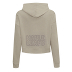 NHL TORONTO MAPLE LEAFS NEUTRAL WOMEN'S CROPPED FLC PO HOODIE (TAUPE)