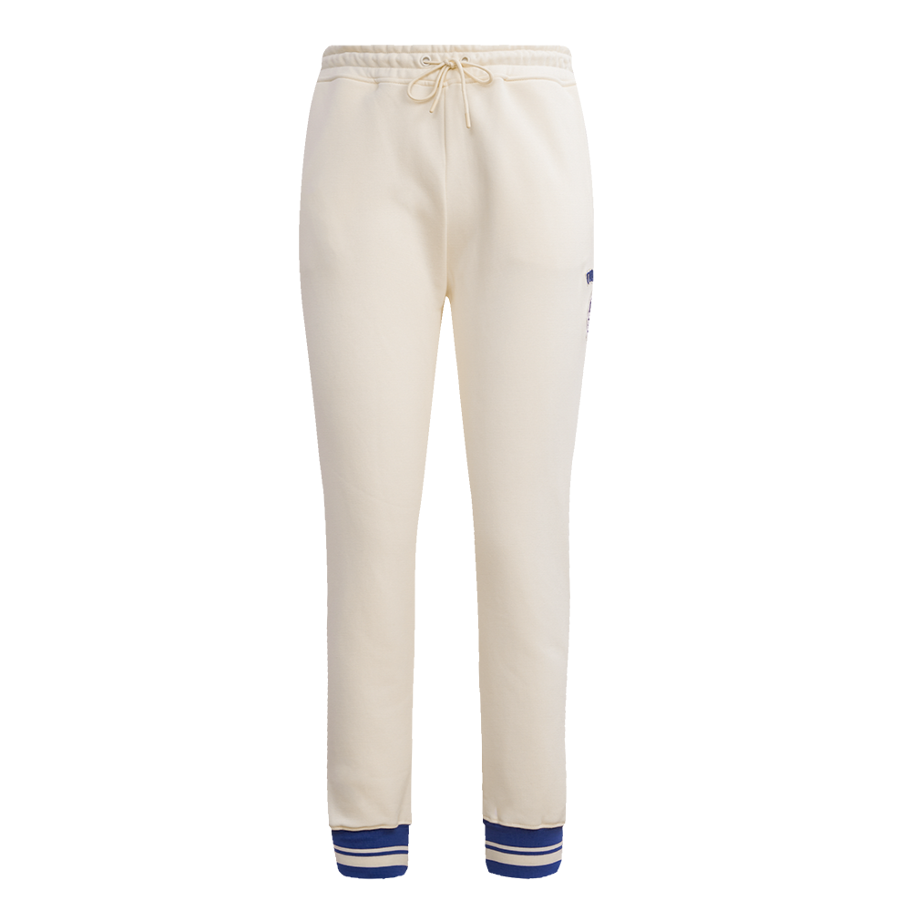 NHL TORONTO MAPLE LEAFS RETRO CLASSIC WOMEN'S RIB SWEATPANT (EGGSHELL/DODGER BLUE)