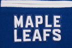 NHL TORONTO MAPLE LEAFS RETRO CLASSIC WOMEN'S RIB WOOL VARSITY JACKET (DODGER BLUE/WHITE)
