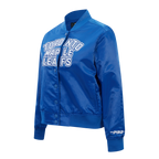 NHL TORONTO MAPLE LEAFS CLASSIC WOMEN'S SATIN JACKET (DODGER BLUE)