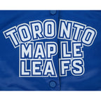 NHL TORONTO MAPLE LEAFS CLASSIC WOMEN'S SATIN JACKET (DODGER BLUE)