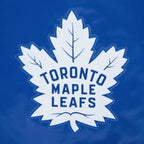 NHL TORONTO MAPLE LEAFS CLASSIC WOMEN'S SATIN JACKET (DODGER BLUE)