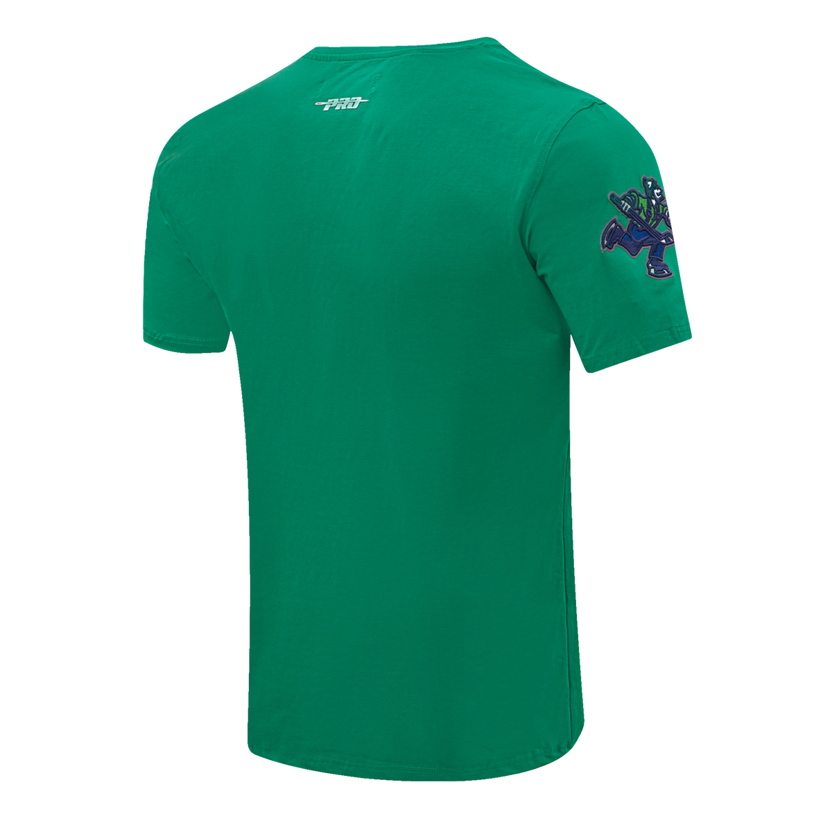 NHL VANCOUVER CANUCKS CLASSIC CHENILLE T-SHIRT EN JERSEY SIMPLE POUR HOMME (VERT KELLY)