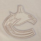 NHL VANCOUVER CANUCKS NEUTRAL T-SHIRT EN JERSEY DE COTON À ÉPAULES TOMBANTES POUR HOMME (TAUPE)