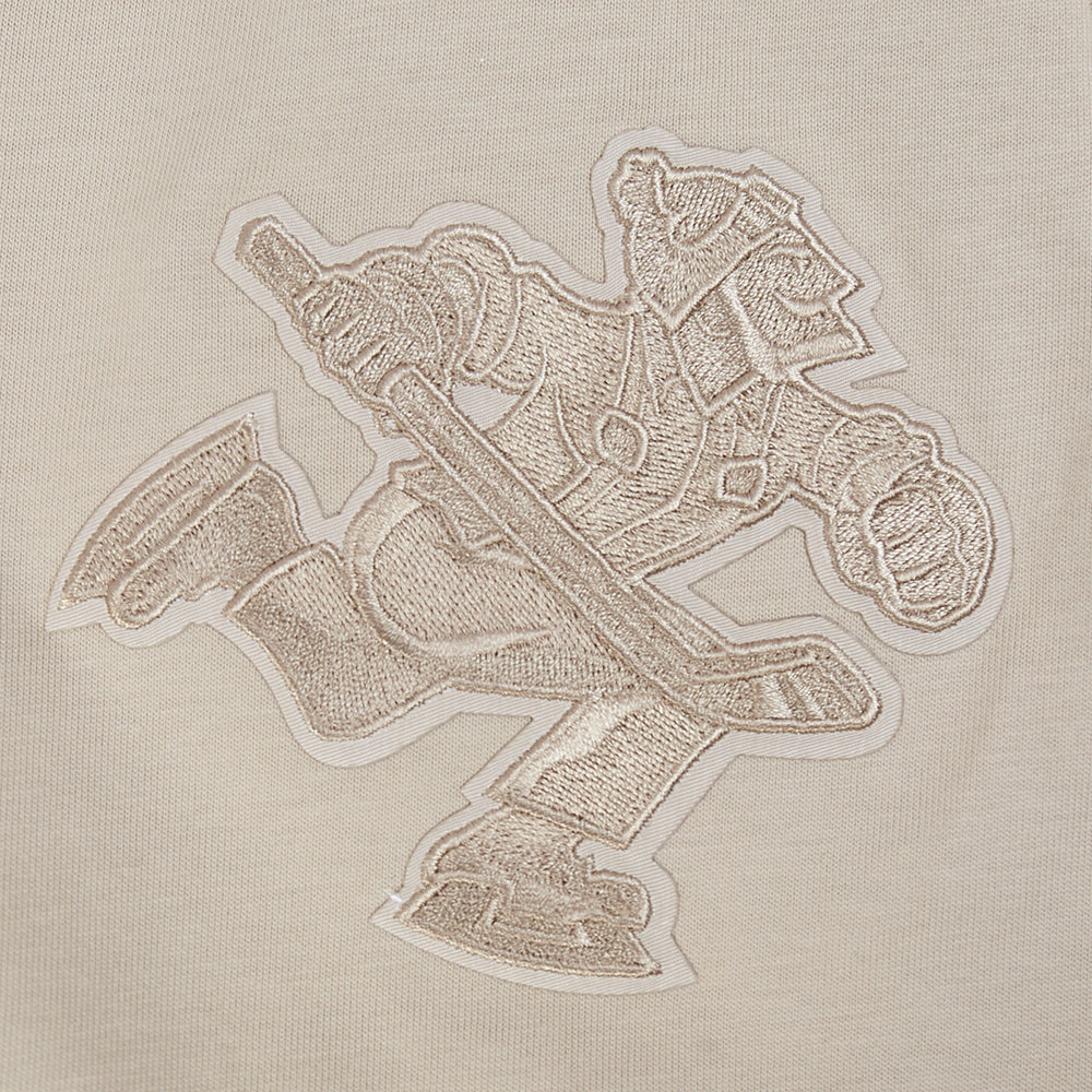 NHL VANCOUVER CANUCKS NEUTRAL T-SHIRT EN JERSEY DE COTON À ÉPAULES TOMBANTES POUR HOMME (TAUPE)