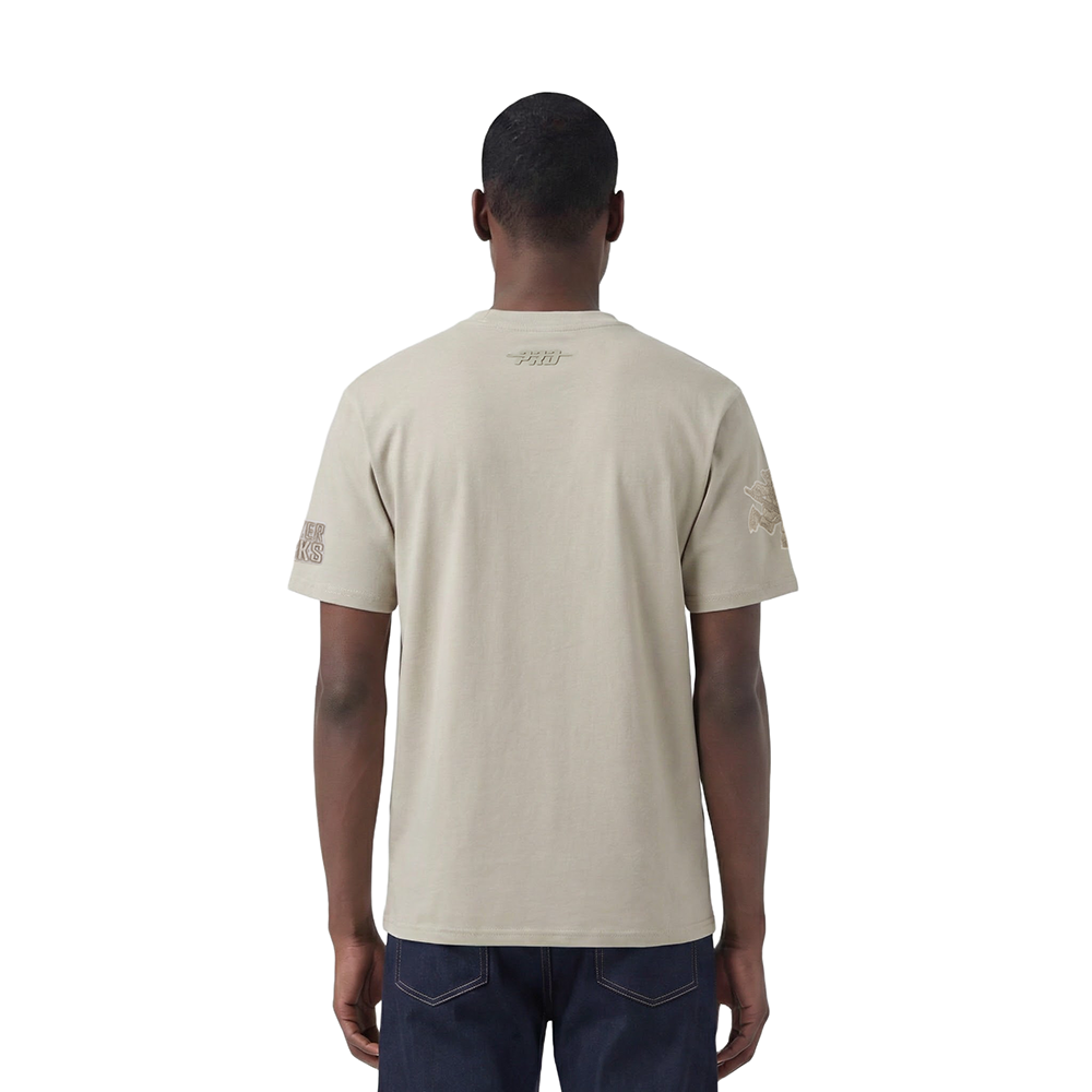 NHL VANCOUVER CANUCKS NEUTRAL T-SHIRT EN JERSEY DE COTON À ÉPAULES TOMBANTES POUR HOMME (TAUPE)