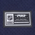 NHL VANCOUVER CANUCKS CLASSIC MESH BUTTON DOWN SHIRT (MIDNIGHT NAVY)