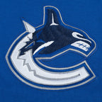 NHL VANCOUVER CANUCKS WINGSPAN T-SHIRT EN JERSEY DE COTON À ÉPAULES TOMBANTES POUR HOMME (BLEU DODGER)