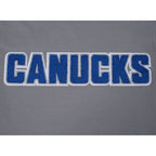 NHL VANCOUVER CANUCKS CLASSIC CHENILLE MEN'S DK PO HOODIE (GRAY)