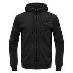 NHL VANCOUVER CANUCKS CLASSIC 3BK DK FZ PO HOODIE (TRIPLE BLACK MEN'S)