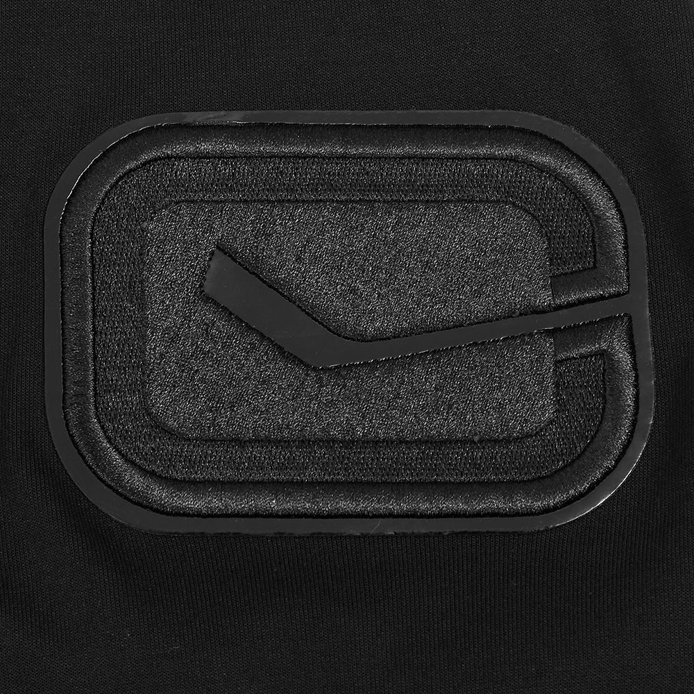 NHL VANCOUVER CANUCKS CLASSIC 3BK DK FZ PO HOODIE (TRIPLE BLACK MEN'S)