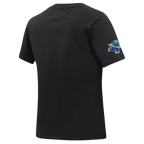NHL VANCOUVER CANUCKS CLASSIC T-SHIRT EN JERSEY SIMPLE À COUPE AJUSTÉE POUR FEMME (NOIR)
