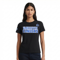 NHL VANCOUVER CANUCKS CLASSIC T-SHIRT EN JERSEY SIMPLE À COUPE AJUSTÉE POUR FEMME (NOIR)