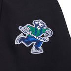 NHL VANCOUVER CANUCKS CLASSIC WOMEN'S  FLC CREWNECK (BLACK)