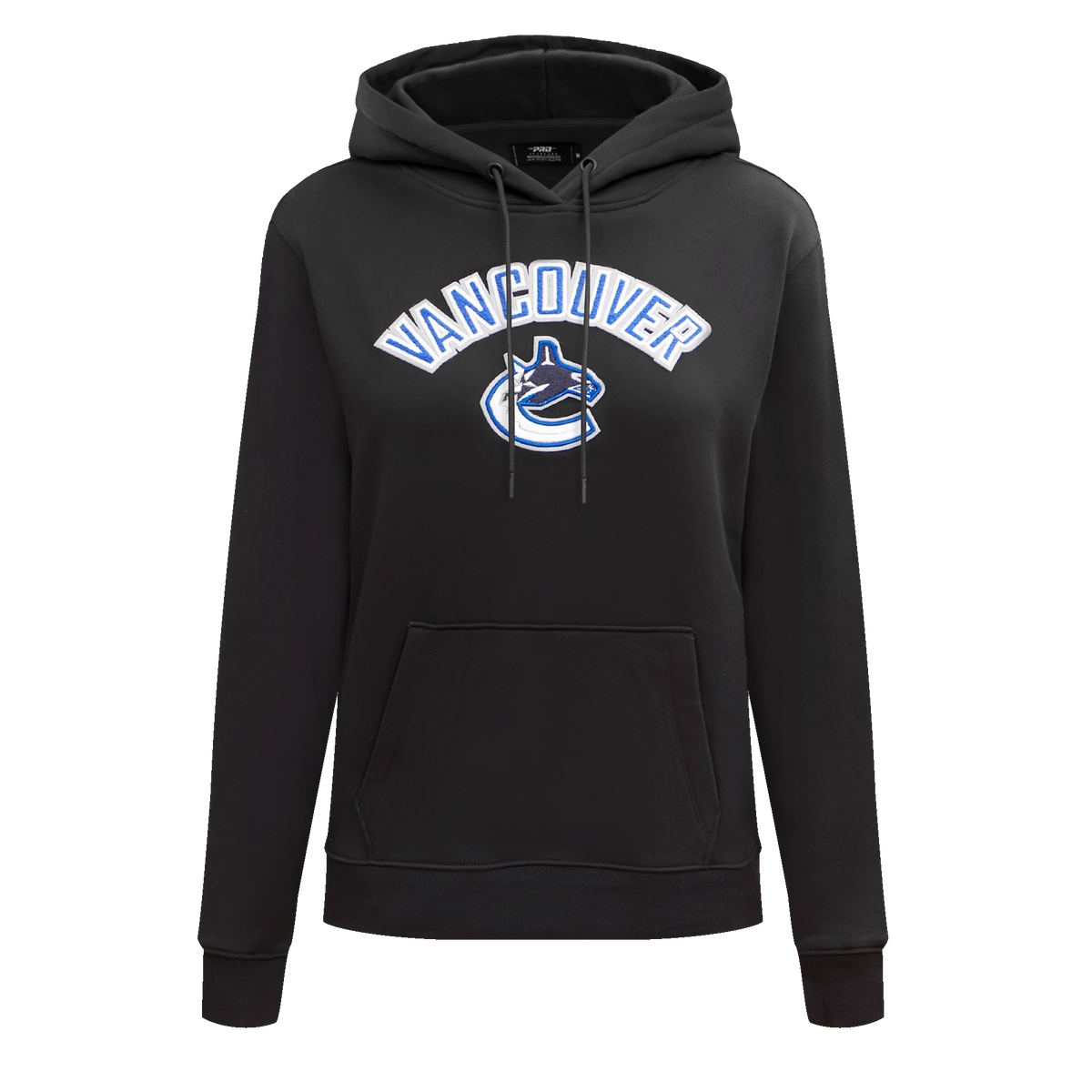 NHL VANCOUVER CANUCKS CLASSIC CHANDAIL À CAPUCHON EN MOLLETON POUR FEMME (NOIR)