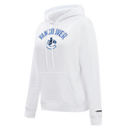 NHL VANCOUVER CANUCKS CLASSIC WOMEN'S FLC PO HOODIE (WHITE)