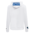 NHL VANCOUVER CANUCKS CLASSIC WOMEN'S FLC PO HOODIE (WHITE)
