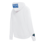 NHL VANCOUVER CANUCKS CLASSIC WOMEN'S FLC PO HOODIE (WHITE)