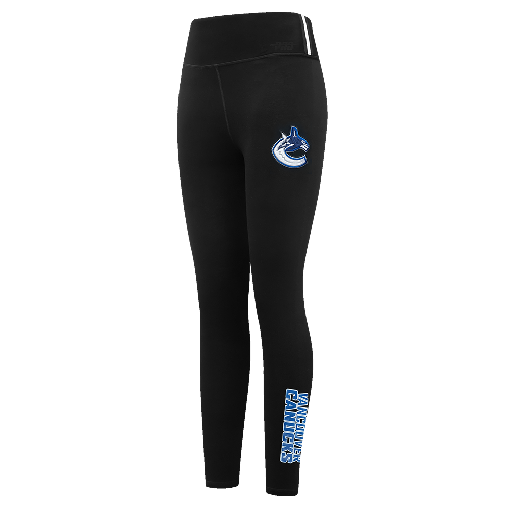 NHL VANCOUVER CANUCKS CLASSIC WOMEN'S HW JERSEY LEGGING (BLACK)