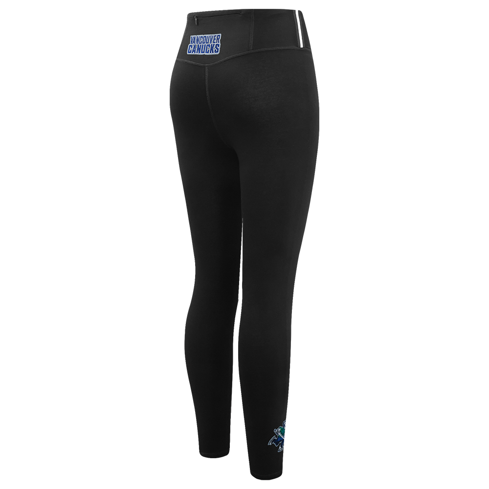 NHL VANCOUVER CANUCKS CLASSIC WOMEN'S HW JERSEY LEGGING (BLACK)