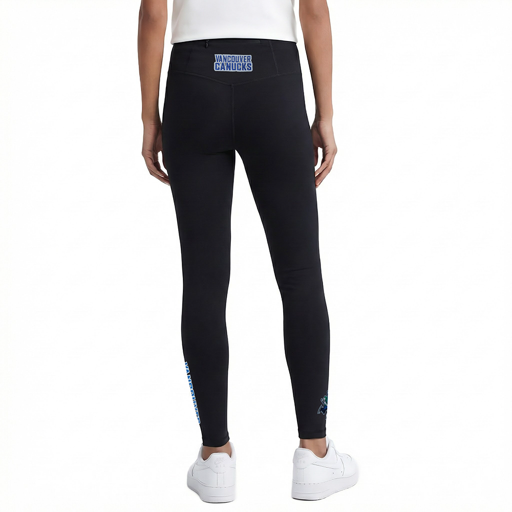 NHL VANCOUVER CANUCKS CLASSIC WOMEN'S HW JERSEY LEGGING (BLACK)