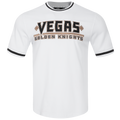 NHL VEGAS GOLDEN KNIGHTS CLASSIC CHENILLE MEN'S DK TEE (WHITE/BLACK)