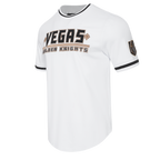 NHL VEGAS GOLDEN KNIGHTS CLASSIC CHENILLE MEN'S DK TEE (WHITE/BLACK)