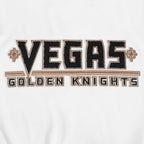 NHL VEGAS GOLDEN KNIGHTS CLASSIC CHENILLE MEN'S DK TEE (WHITE/BLACK)