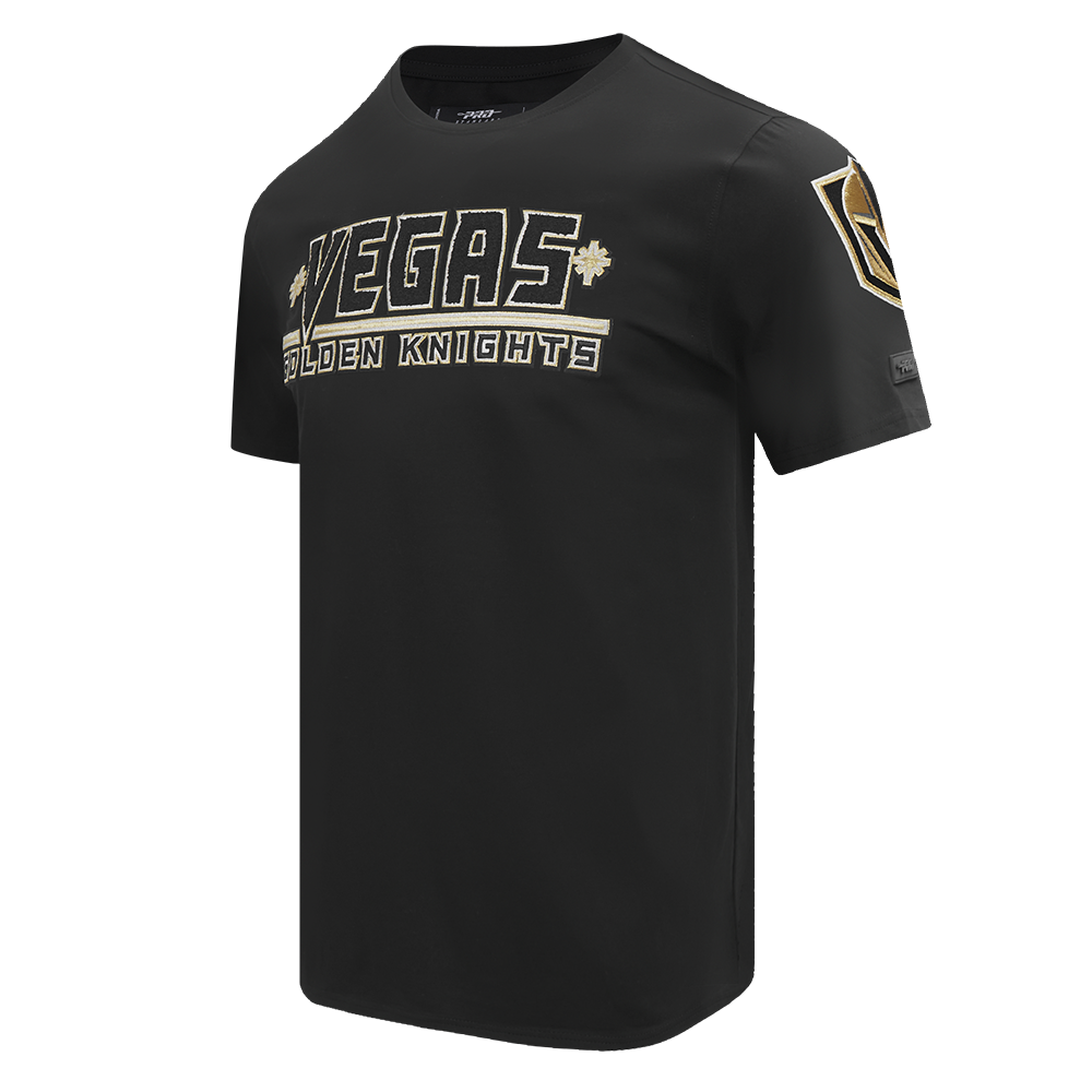 NHL VEGAS GOLDEN KNIGHTS CLASSIC CHENILLE MEN'S TEE (BLACK)