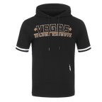 NHL VEGAS GOLDEN KNIGHTS CLASSIC CHENILLE MEN'S DK SS PO HOODIE (BLACK)