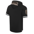 NHL VEGAS GOLDEN KNIGHTS CLASSIC CHENILLE MEN'S DK SS PO HOODIE (BLACK)
