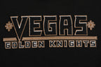 NHL VEGAS GOLDEN KNIGHTS CLASSIC CHENILLE MEN'S DK SS PO HOODIE (BLACK)