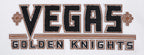 NHL VEGAS GOLDEN KNIGHTS CLASSIC CHENILLE CHANDAIL À CAPUCHON EN MAILLE DOUBLE À MANCHES COURTES POUR HOMME (BLANC/NOIR)