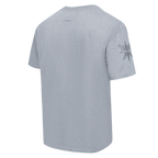 NHL VEGAS GOLDEN KNIGHTS NEUTRAL T-SHIRT EN JERSEY DE COTON À ÉPAULES TOMBANTES POUR HOMME (GRIS CHINÉ FONCÉ)