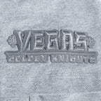NHL VEGAS GOLDEN KNIGHTS NEUTRAL T-SHIRT EN JERSEY DE COTON À ÉPAULES TOMBANTES POUR HOMME (GRIS CHINÉ FONCÉ)