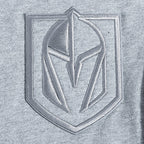 NHL VEGAS GOLDEN KNIGHTS NEUTRAL T-SHIRT EN JERSEY DE COTON À ÉPAULES TOMBANTES POUR HOMME (GRIS CHINÉ FONCÉ)