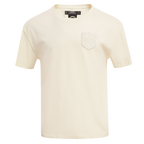 NHL VEGAS GOLDEN KNIGHTS NEUTRAL MEN'S  CJ DROP SHOULDER TEE (EGGSHELL)