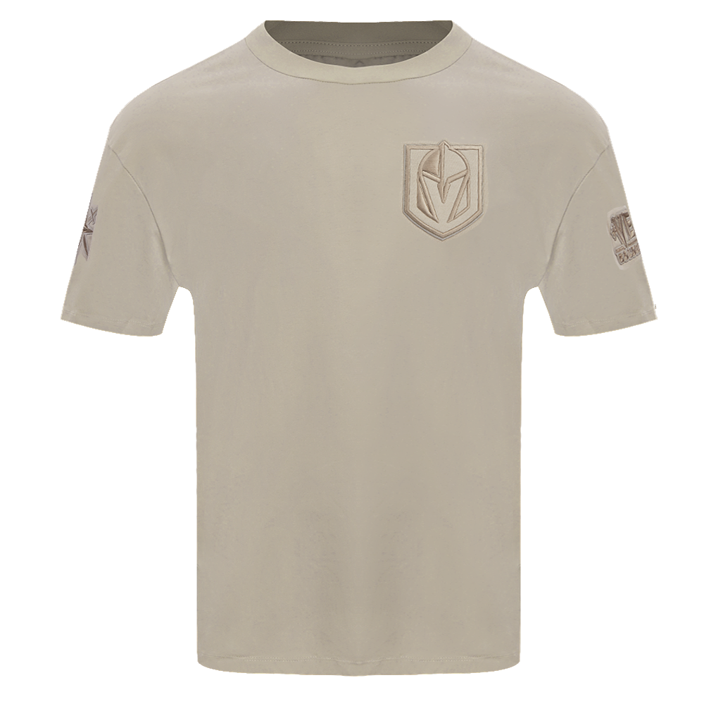 NHL VEGAS GOLDEN KNIGHTS NEUTRAL MEN'S  CJ DROP SHOULDER TEE (TAUPE)