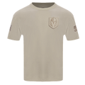 NHL VEGAS GOLDEN KNIGHTS NEUTRAL MEN'S  CJ DROP SHOULDER TEE (TAUPE)