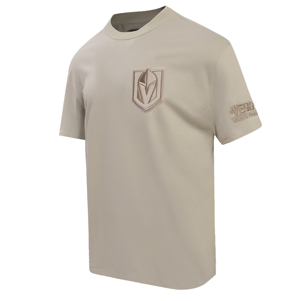 NHL VEGAS GOLDEN KNIGHTS NEUTRAL MEN'S  CJ DROP SHOULDER TEE (TAUPE)