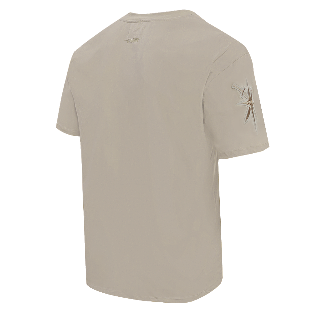 NHL VEGAS GOLDEN KNIGHTS NEUTRAL MEN'S  CJ DROP SHOULDER TEE (TAUPE)