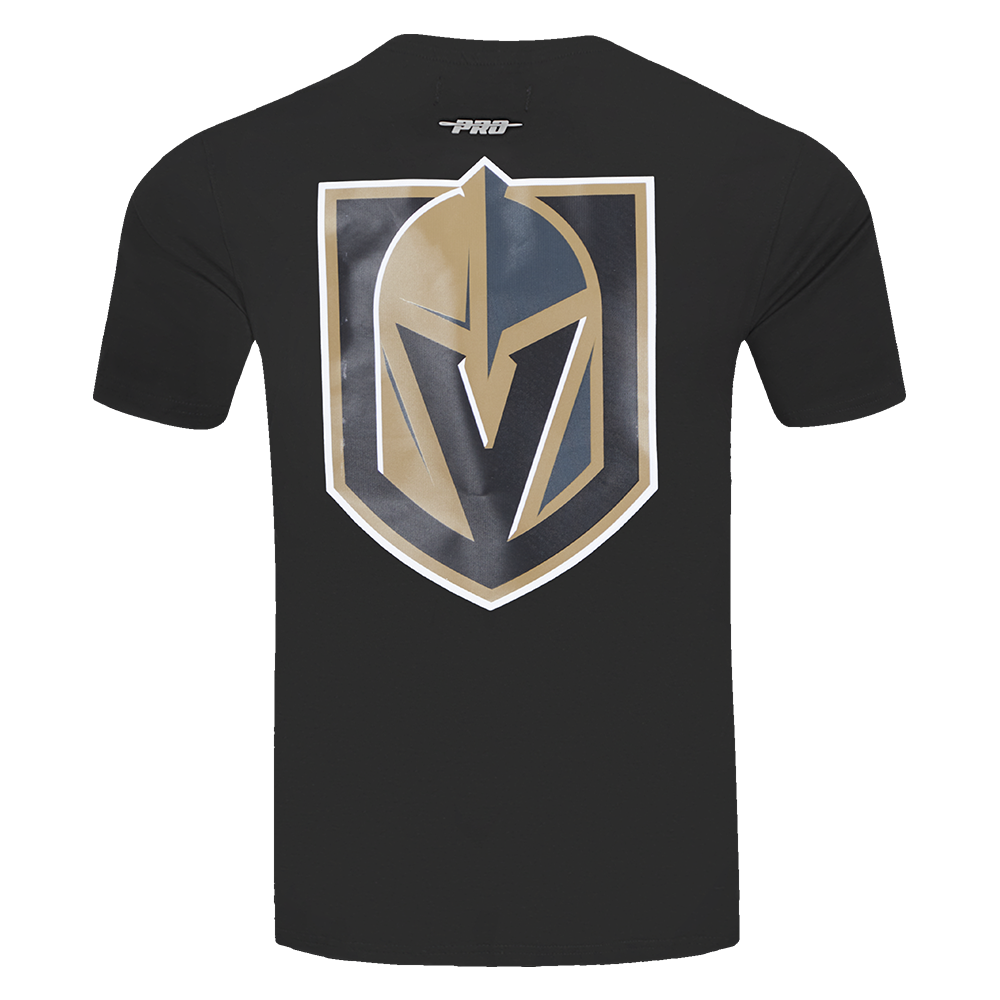 NHL VEGAS GOLDEN KNIGHTS CLASSIC MESH T-SHIRT EN JERSEY SIMPLE À RAYURES (NOIR)